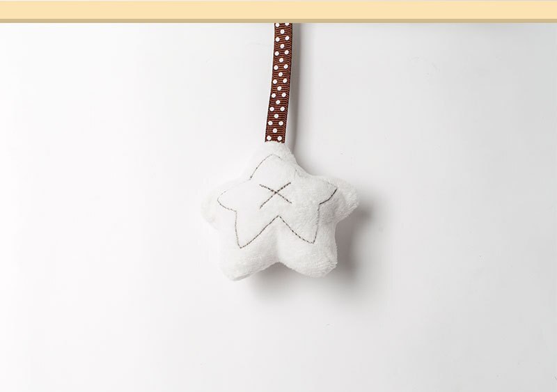 Bebek y&uuml;r&uuml;yor &ccedil;ıngıraklar oyuncaklar bebek arabası beşik yumuşak tavşan ayı tarzı Pram askılı oyuncaklar peluş yatıştırmak i&ccedil;in oyuncak bebek yatağı aksesuarları