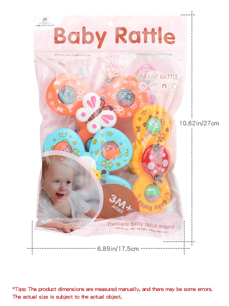 Suction Toys for Baby, Suction Cup Spinner Toy, 3 Pieces Baby Bath Toys Cartoon Animal Spinning Top Girls Boys Toys with Rustlin