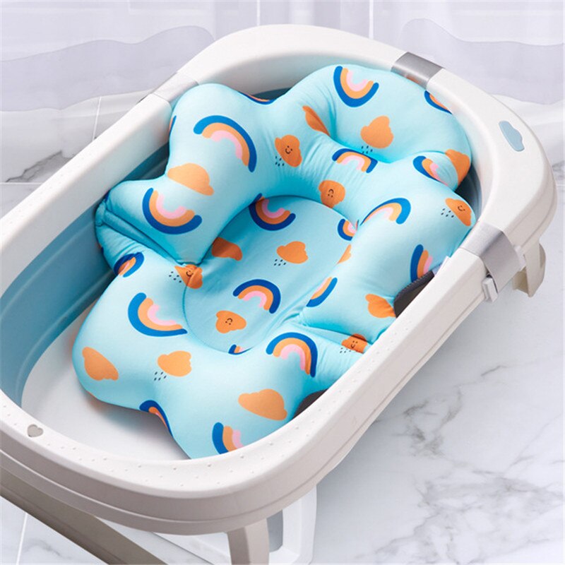 Baby Shower Bath Tub Pad Non-Slip Bathtub Seat Support Mat Newborn Safety Security Bath Support Cushion Foldable Soft Pillow Mat Baby Shower Bath Tub Pad Non-Slip Bathtub Seat Support Mat Newborn Safety Security Bath Support Cushion Foldable Soft Pillow Mat