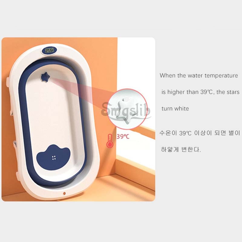 Foldable Baby Bathtub With Thermometer Bath and Shower Baby Bathtubs Bath Tub Bath Bucket Folding Bath Children Folding Bathtub Foldable Baby Bathtub With Thermometer Bath and Shower Baby Bathtubs Bath Tub Bath Bucket Folding Bath Children Folding Bathtub