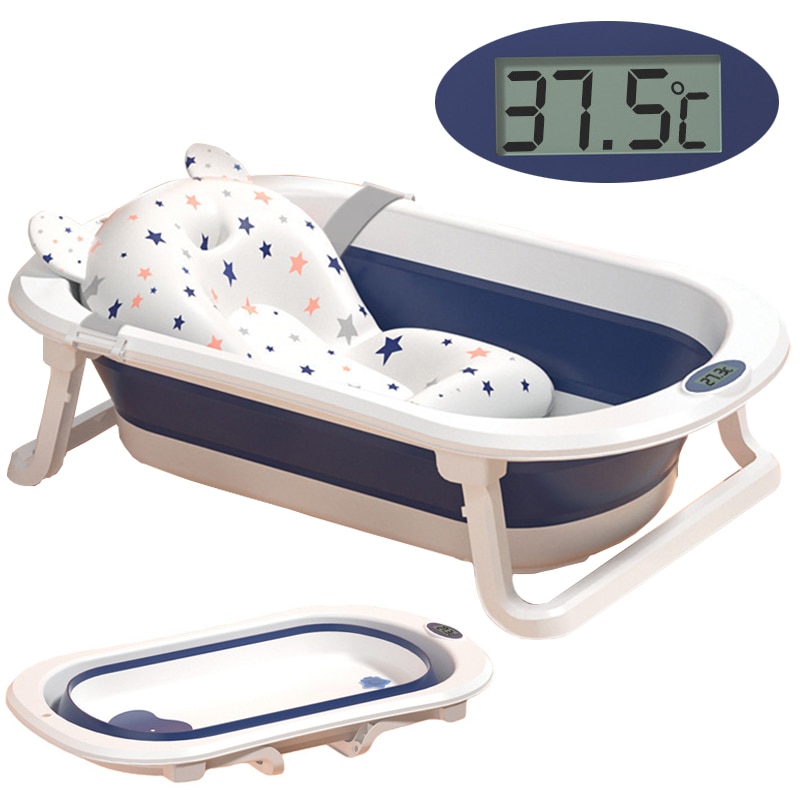 Foldable Baby Bathtub With Thermometer Bath and Shower Baby Bathtubs Bath Tub Bath Bucket Folding Bath Children Folding Bathtub Foldable Baby Bathtub With Thermometer Bath and Shower Baby Bathtubs Bath Tub Bath Bucket Folding Bath Children Folding Bathtub
