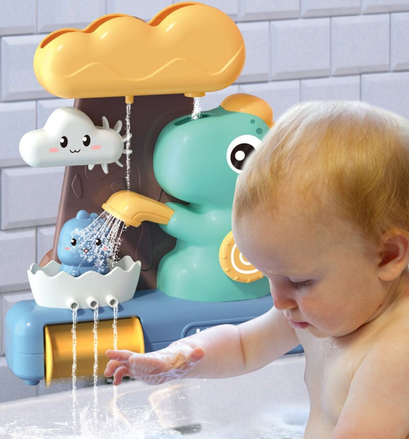 Baby Bath Toys DIY Slide Tracks Pipeline Yellow Ducks Bathroom Bathtub Play Rainbow Shower Water Educational Toys For Children Baby Bath Toys DIY Slide Tracks Pipeline Yellow Ducks Bathroom Bathtub Play Rainbow Shower Water Educational Toys For Children