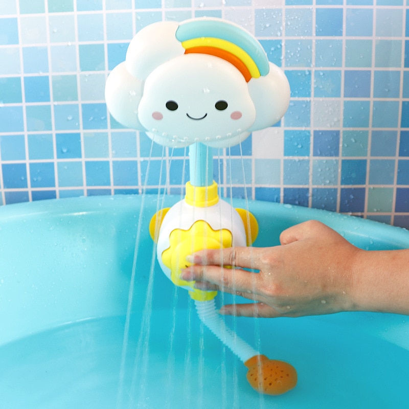 Bath Toys for Kids Baby Water Game Clouds Model Faucet Shower Water Spray Toy For Children Squirting Sprinkler Bathroom Baby Toy Bath Toys for Kids Baby Water Game Clouds Model Faucet Shower Water Spray Toy For Children Squirting Sprinkler Bathroom Baby Toy