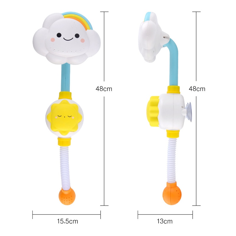 Bath Toys for Kids Baby Water Game Clouds Model Faucet Shower Water Spray Toy For Children Squirting Sprinkler Bathroom Baby Toy Bath Toys for Kids Baby Water Game Clouds Model Faucet Shower Water Spray Toy For Children Squirting Sprinkler Bathroom Baby Toy