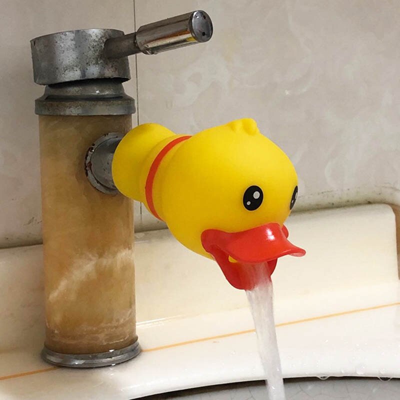 Cute Animal Faucet Extender Water Children Saving Cartoon Faucet Tool Help Washing Hands Bathroom Bath Toys Kitchen Tap Tok Kids