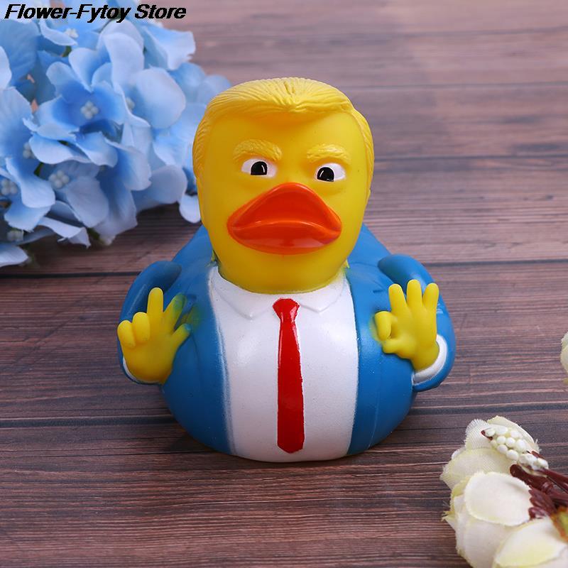 Cartoon Trump Duck Bath Shower Water Floating US President Rubber Duck Baby Toy Water Toy Shower Duck Child Bath Float Toy Cartoon Trump Duck Bath Shower Water Floating US President Rubber Duck Baby Toy Water Toy Shower Duck Child Bath Float Toy