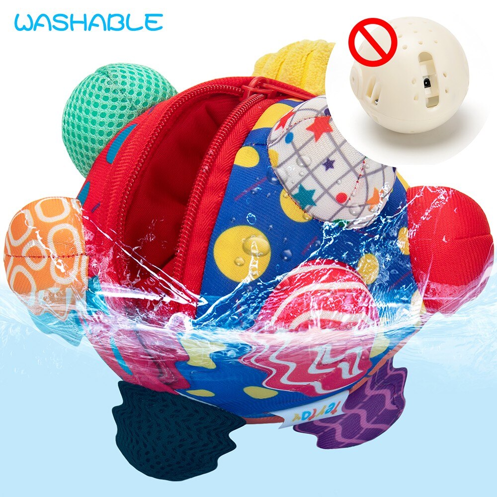 teytoy Developmental Bumpy Ball, USB Charged Bouncing Crawl Ball Toy Baby Sensory Toys Music Shake Dancing Balls Multicolor Ball teytoy Developmental Bumpy Ball, USB Charged Bouncing Crawl Ball Toy Baby Sensory Toys Music Shake Dancing Balls Multicolor Ball