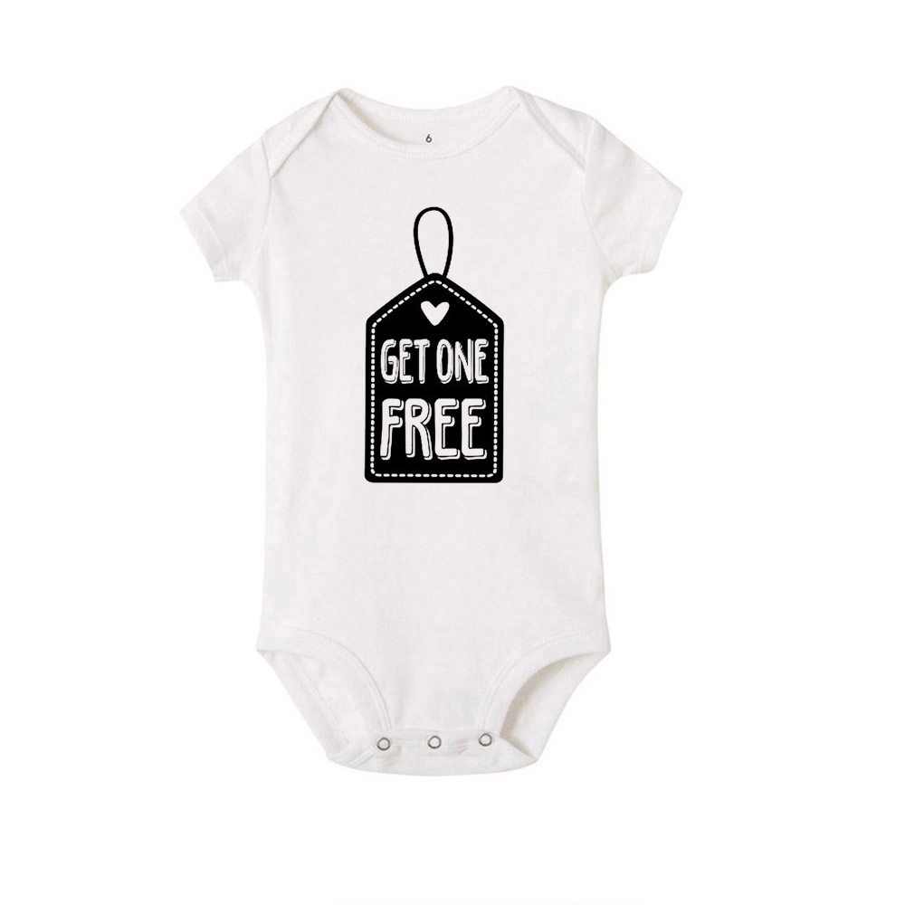 Baby Twins Outfit Buy One Get One Free Funny Shower Gifts Baby Boy Clothes Bodysuits Brothers Sisters Newborn Baby Shower Gifts
