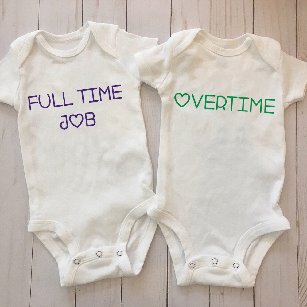 Twin Pregnancy Announcement Jumpsuit Gender Neutral Baby Bodysuit Twin Baby Shower Gift Twins Newborn Twin Gift Twin Pregnancy Announcement Jumpsuit Gender Neutral Baby Bodysuit Twin Baby Shower Gift Twins Newborn Twin Gift