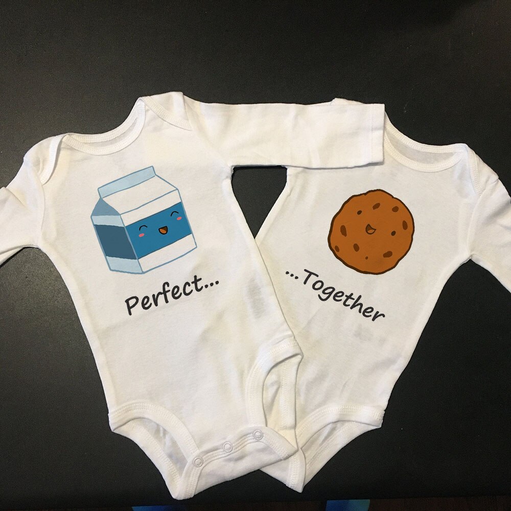 Twin Baby Clothes Twin s Outfits Boys Girls Twin Baby Shower Gift Autumn Long Sleeve Bodysuits Brothers/sisters Twin Baby Clothes Twin s Outfits Boys Girls Twin Baby Shower Gift Autumn Long Sleeve Bodysuits Brothers/sisters