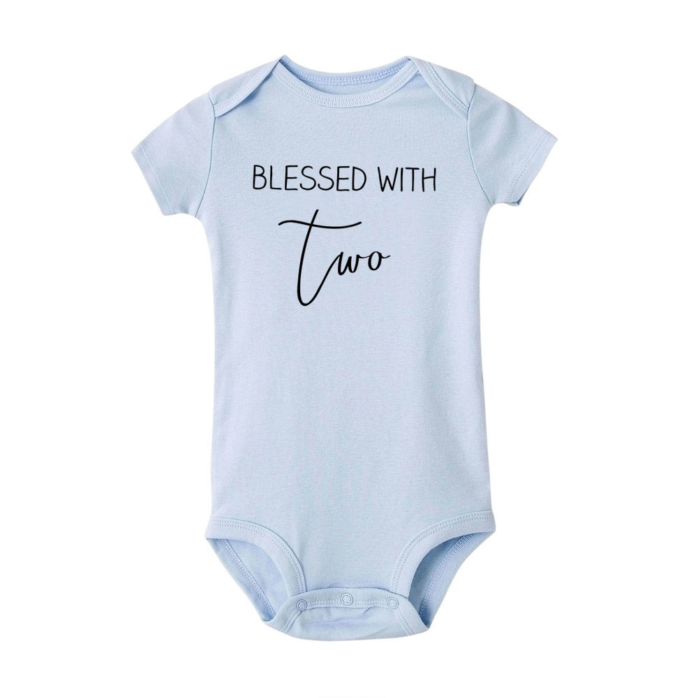 Twin s Prayed for One Blessed with Two  Body Suit Twins Boys Girls Bodysuits Newborn Playsuit Casual Jumpsuit