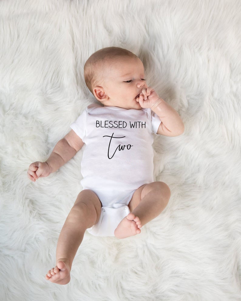 Twin s Prayed for One Blessed with Two Body Suit Twins Boys Girls Bodysuits Newborn Playsuit Casual Jumpsuit Twin s Prayed for One Blessed with Two Body Suit Twins Boys Girls Bodysuits Newborn Playsuit Casual Jumpsuit