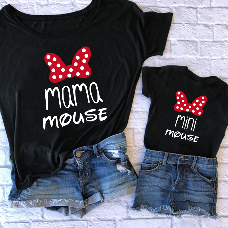 Mother Kids Tshirt MAMA & MINI Mommy and Daughter Matching Clothes Baby Girl Clothes Fashion Cotton Family T Shirt Short Sleeve Mother Kids Tshirt MAMA & MINI Mommy and Daughter Matching Clothes Baby Girl Clothes Fashion Cotton Family T Shirt Short Sleeve