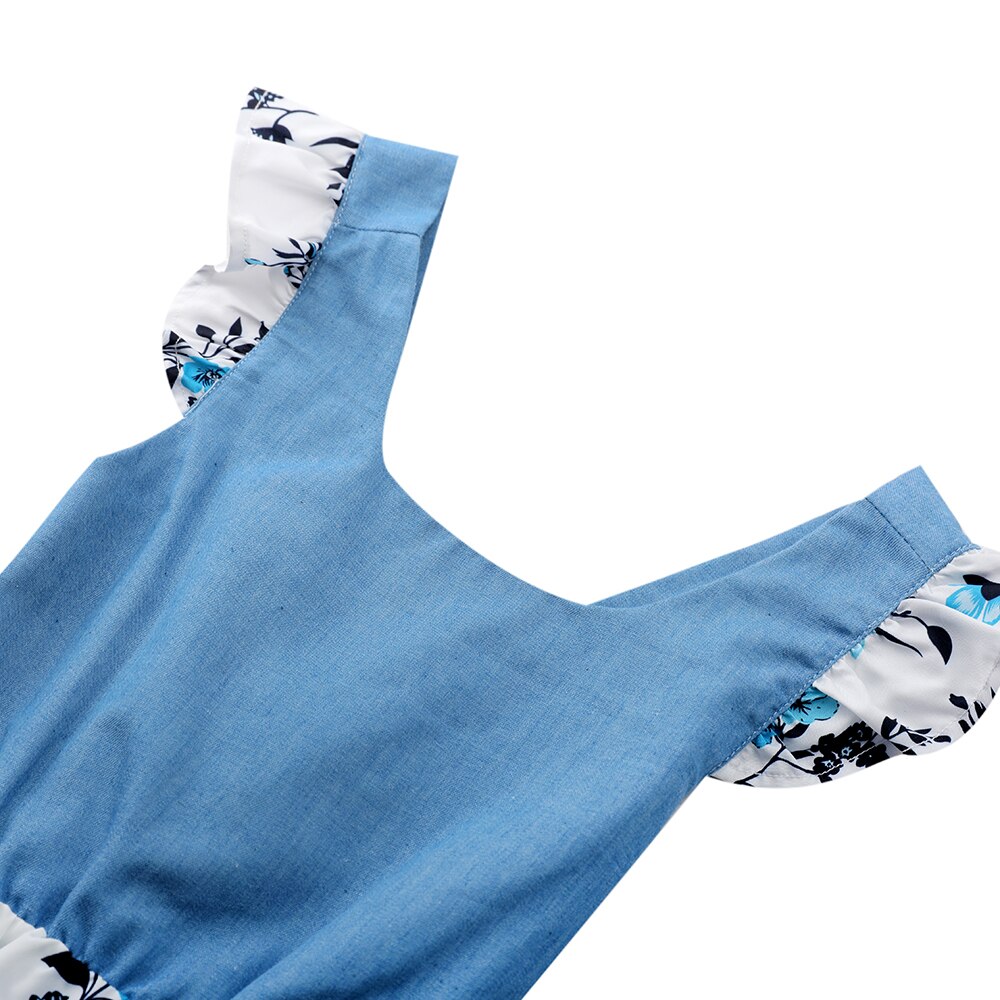 Family Set Flower Mommy and Me Clothes Ruffled Sleeve Mother Daughter Matching Dresses Fashion Mom Baby Woman Girls Cotton Dress Family Set Flower Mommy and Me Clothes Ruffled Sleeve Mother Daughter Matching Dresses Fashion Mom Baby Woman Girls Cotton Dress