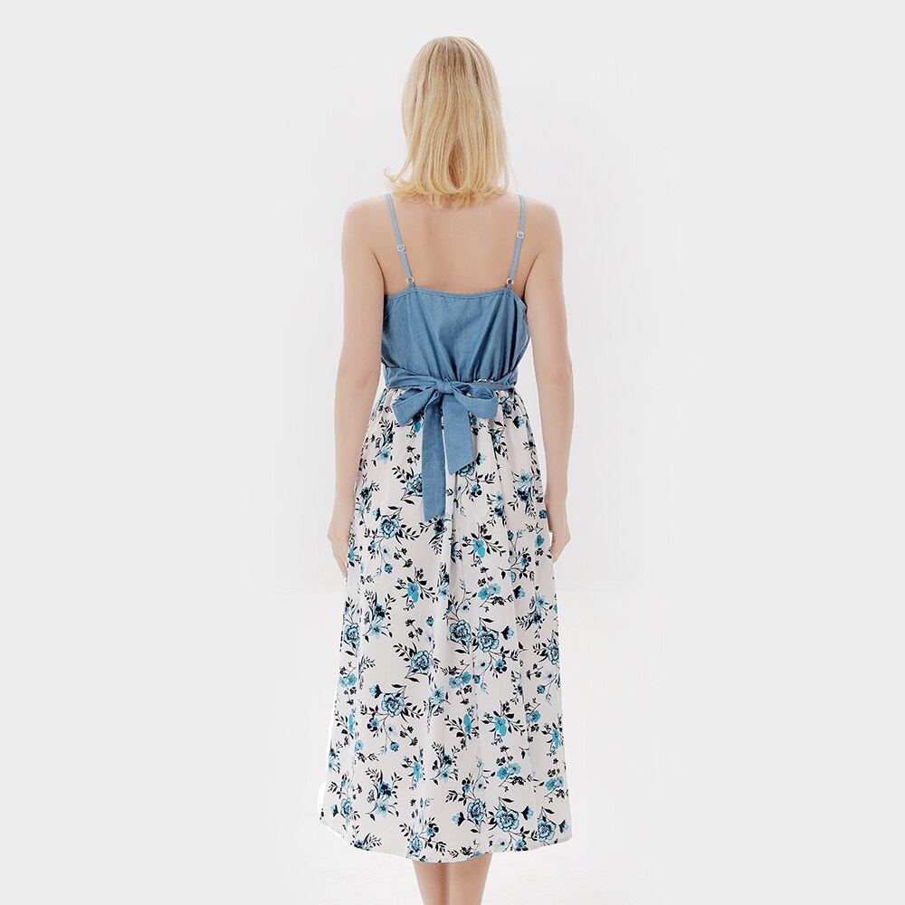 Family Set Flower Mommy and Me Clothes Ruffled Sleeve Mother Daughter Matching Dresses Fashion Mom Baby Woman Girls Cotton Dress Family Set Flower Mommy and Me Clothes Ruffled Sleeve Mother Daughter Matching Dresses Fashion Mom Baby Woman Girls Cotton Dress