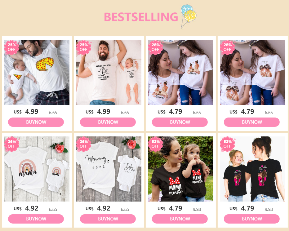 Family Matching Clothes Father Mother Daughter Son Pizza T-shirt Clothes Dad Mom and Me Baby Tshirt The Price of a Piece Clothes