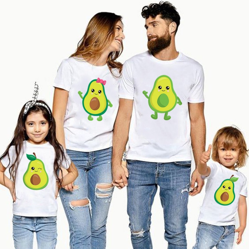 Family Matching Outfits Avocado Vegan Avo Squad Funny Family Look T shirt Baby Clothes Father Mother Kids Daughter Son T-shirts Family Matching Outfits Avocado Vegan Avo Squad Funny Family Look T shirt Baby Clothes Father Mother Kids Daughter Son T-shirts