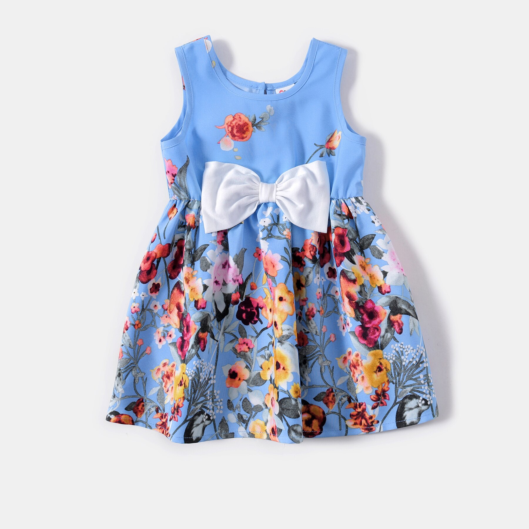 PatPat Family Matching Outfits Floral Print Ruffle-sleeve Belted Midi Dresses and Striped Short-sleeve T-shirts Sets PatPat Family Matching Outfits Floral Print Ruffle-sleeve Belted Midi Dresses and Striped Short-sleeve T-shirts Sets