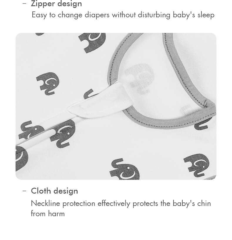 Baby Sleeping Bags Newborn 100% Cotton Sleepsacks Boys Girls Romper Clothes Zipper Sleep Sacks For Kids Baby Bedding Bebe Sacks