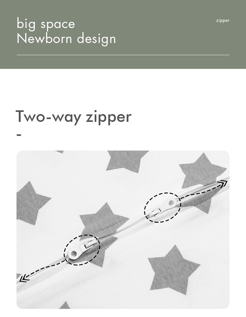 Baby Sleeping Bags Newborn 100% Cotton Sleepsacks Boys Girls Romper Clothes Zipper Sleep Sacks For Kids Baby Bedding Bebe Sacks