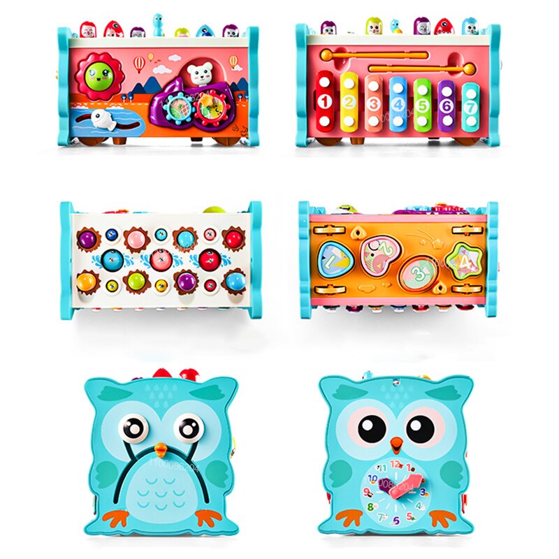 Baby Toys Montessori Learning Educational Toys For Toddler Fishing Piano Fun Game Gear Music Birth Inny 0 6 12 13 24 Months Gift