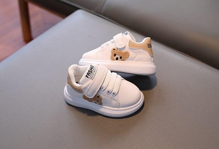 Sonbahar bebek erkek kız Panda Sneakers 1-6 yıl tulumları kızlar i&ccedil;in moda spor ayakkabı nefes erkek kurulu daireler bebek ayakkabı