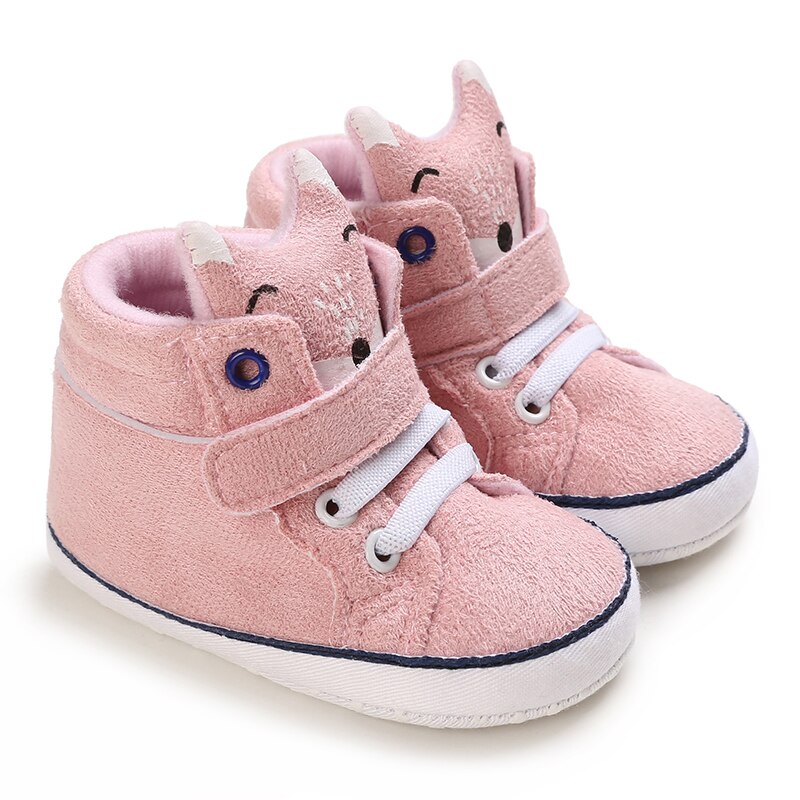 Pembe bebek ayakkabıları prenses moda Sneakers bebek yumuşak taban Anti Slip ilk y&uuml;r&uuml;te&ccedil;ler 0-1 yaşındaki bebek vaftiz ayakkabıları