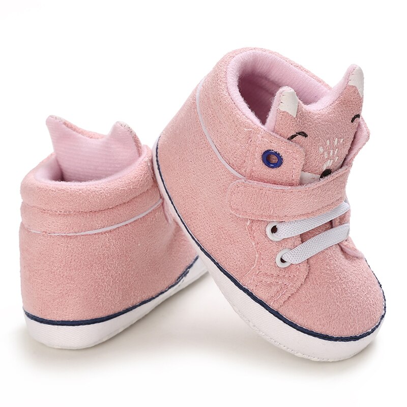 Pembe bebek ayakkabıları prenses moda Sneakers bebek yumuşak taban Anti Slip ilk y&uuml;r&uuml;te&ccedil;ler 0-1 yaşındaki bebek vaftiz ayakkabıları