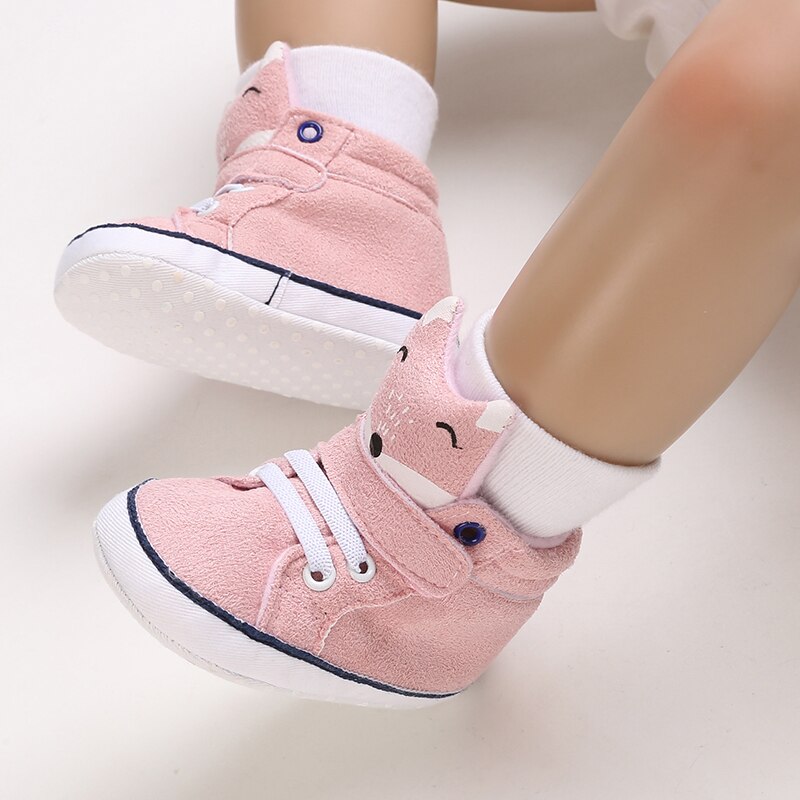 Pembe bebek ayakkabıları prenses moda Sneakers bebek yumuşak taban Anti Slip ilk y&uuml;r&uuml;te&ccedil;ler 0-1 yaşındaki bebek vaftiz ayakkabıları