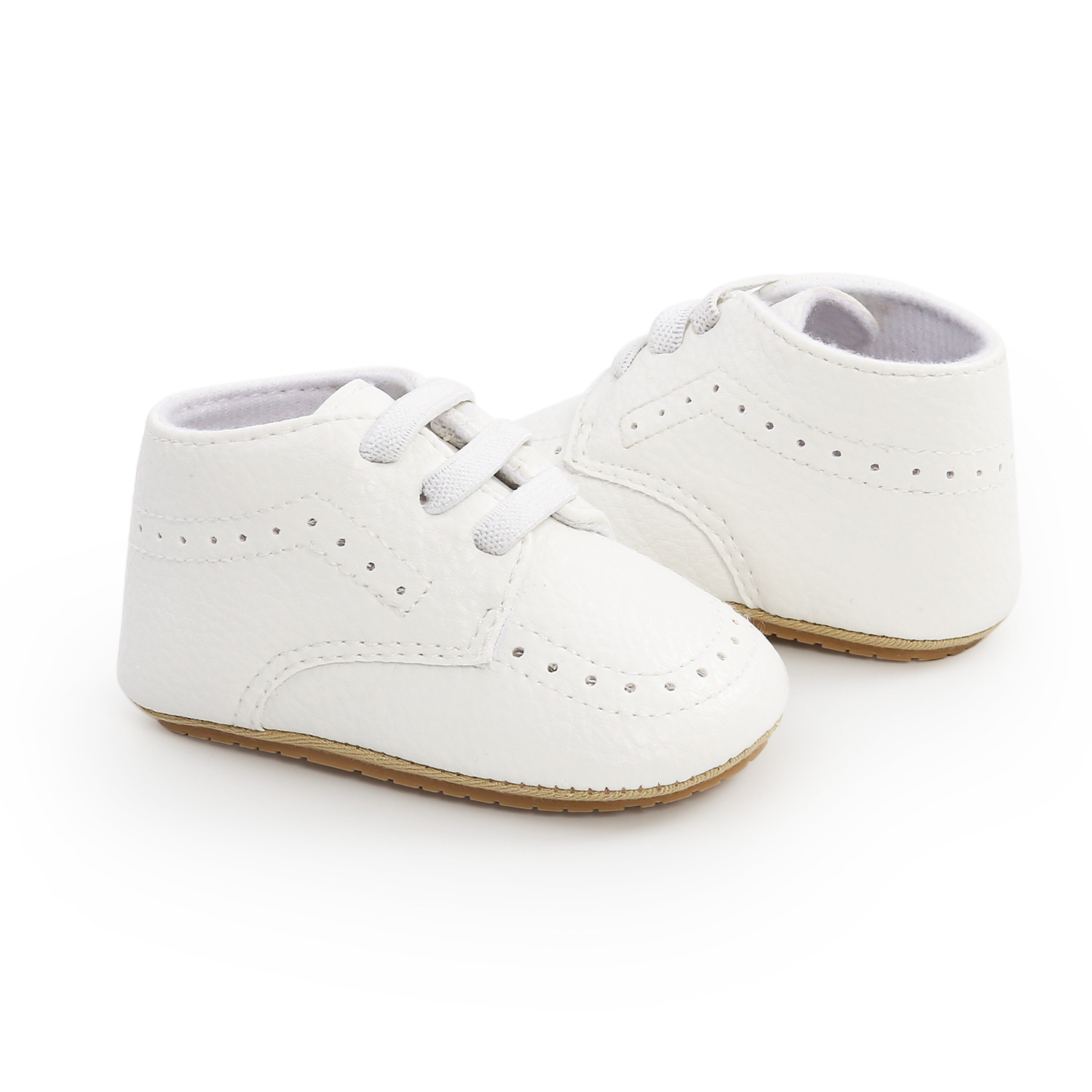 Yeni bebek ayakkabıları Retro deri erkek kız ayakkabı renkli y&uuml;r&uuml;meye başlayan kau&ccedil;uk taban kaymaz ilk y&uuml;r&uuml;y&uuml;şe bebek yenidoğan Moccasins