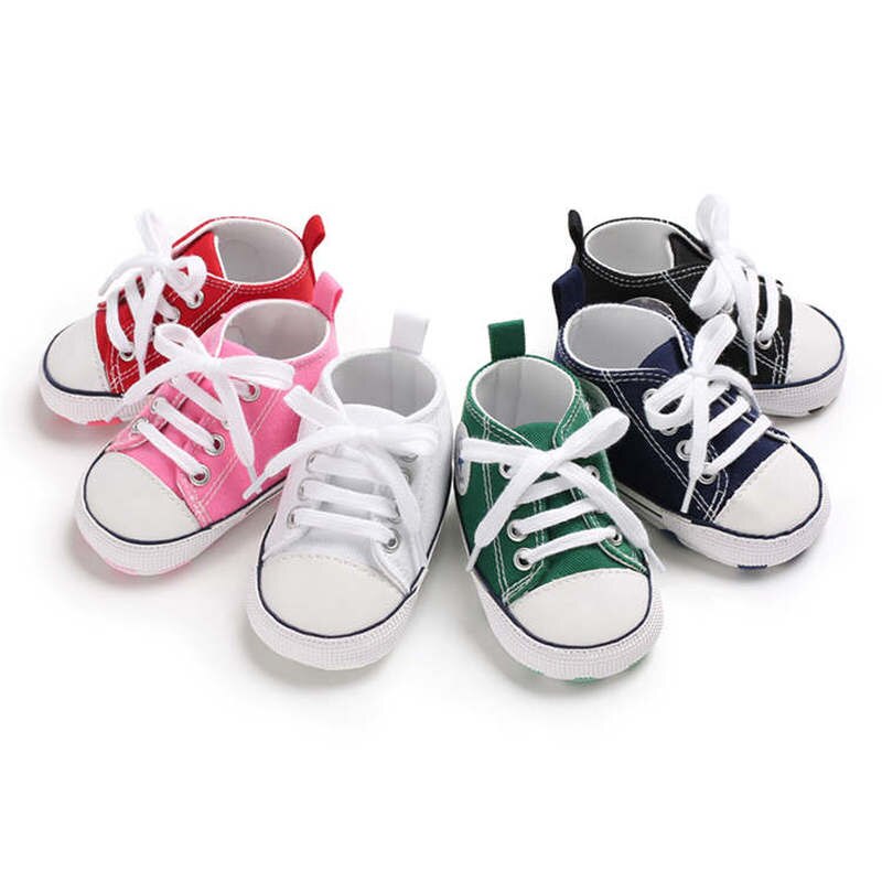 Klasik flaş bebek ayakkabıları bebek erkek kız spor ayakkabı beşik ayakkabı tulumları yumuşak taban kaymaz ilk yürüyüşe bebek Sneakers Klasik flaş bebek ayakkabıları bebek erkek kız spor ayakkabı beşik ayakkabı tulumları yumuşak taban kaymaz ilk yürüyüşe bebek Sneakers