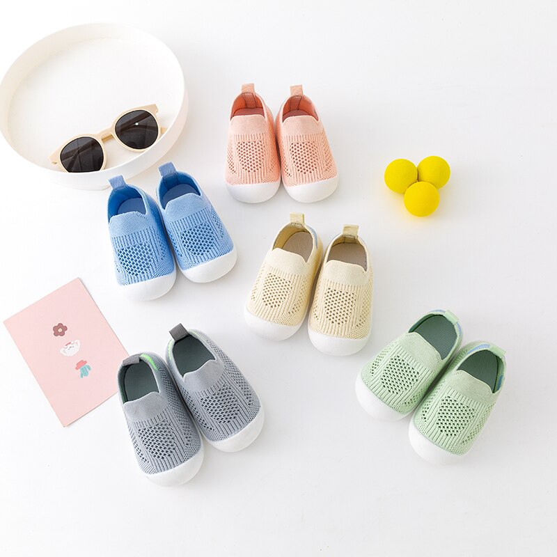 Bahar popüler yeni bebek ayakkabıları örgü örgü nefes çocuk kız erkek 0-3T yaz kayma-on gündelik ayakkabı yürümeye başlayan kaymaz Prewalker Bahar popüler yeni bebek ayakkabıları örgü örgü nefes çocuk kız erkek 0-3T yaz kayma-on gündelik ayakkabı yürümeye başlayan kaymaz Prewalker