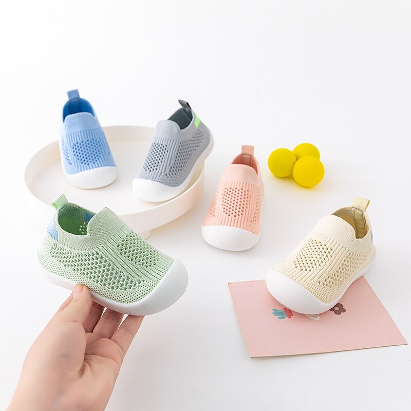 Bahar popüler yeni bebek ayakkabıları örgü örgü nefes çocuk kız erkek 0-3T yaz kayma-on gündelik ayakkabı yürümeye başlayan kaymaz Prewalker Bahar popüler yeni bebek ayakkabıları örgü örgü nefes çocuk kız erkek 0-3T yaz kayma-on gündelik ayakkabı yürümeye başlayan kaymaz Prewalker