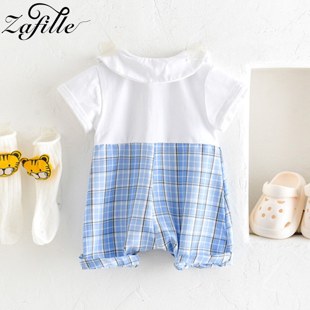 ZAFILLE Twins Costume Matching Brother And Sister Outfits Plaid Patchwork Kids Boys Girls Clothing Bowtie Baby's Summer Rompers ZAFILLE Twins Costume Matching Brother And Sister Outfits Plaid Patchwork Kids Boys Girls Clothing Bowtie Baby's Summer Rompers