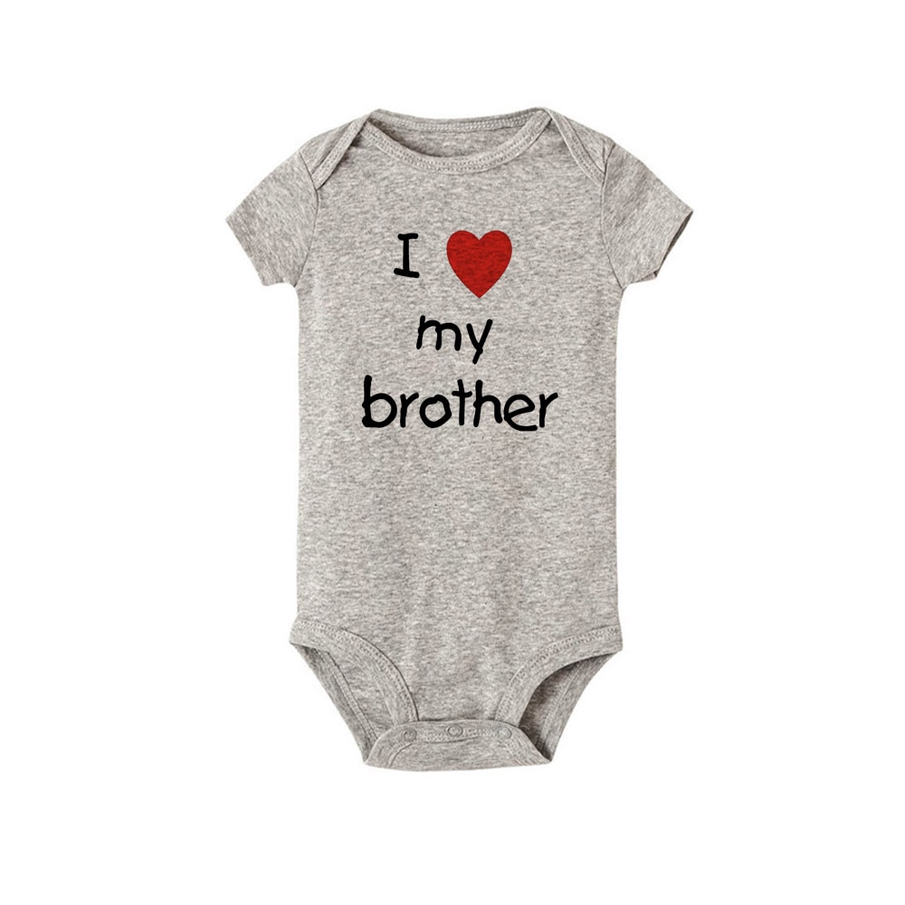 I Love My Sister Brother Baby Casual Bodysuits Twins Baby Boys Girls s Rompers Short Sleeve Summer Infant Outfits Clothes I Love My Sister Brother Baby Casual Bodysuits Twins Baby Boys Girls s Rompers Short Sleeve Summer Infant Outfits Clothes