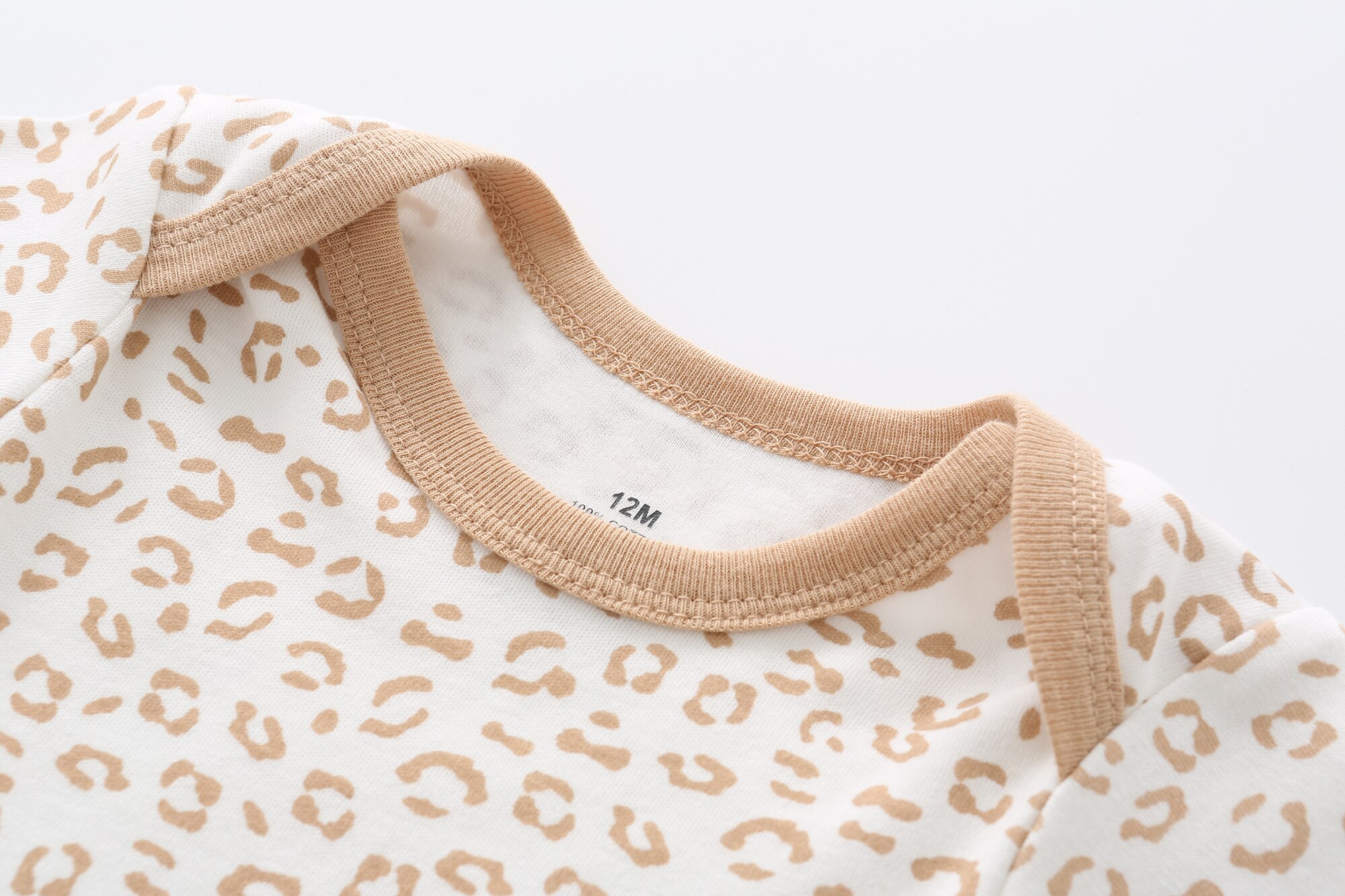 2023 Newborn Baby Girl Clothes 6Pieces Bodysuits Solid Color Cotton Baby Boy Clothes Set Cartoon Short Sleeve Bebes