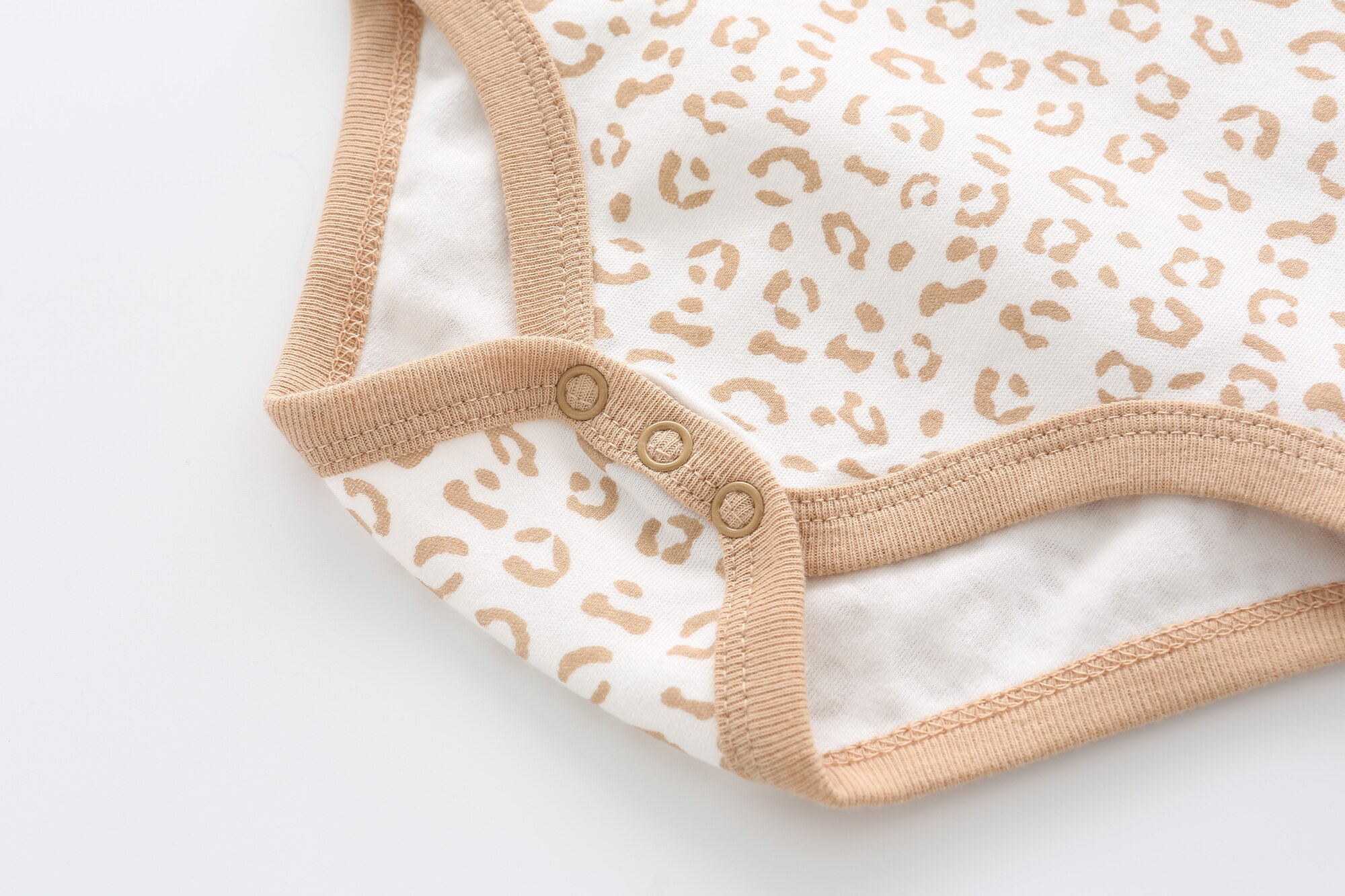 2023 Newborn Baby Girl Clothes 6Pieces Bodysuits Solid Color Cotton Baby Boy Clothes Set Cartoon Short Sleeve Bebes