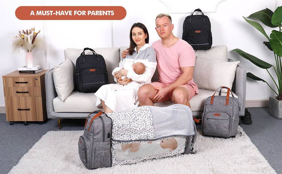 Yeni annelik sırt &ccedil;antası bebek i&ccedil;in &ccedil;ok fonksiyonlu anne sırt &ccedil;antası taşıyıcı ile yenidoğan bebek anne i&ccedil;in anne i&ccedil;in bebek bezi &ccedil;antası &ccedil;anta