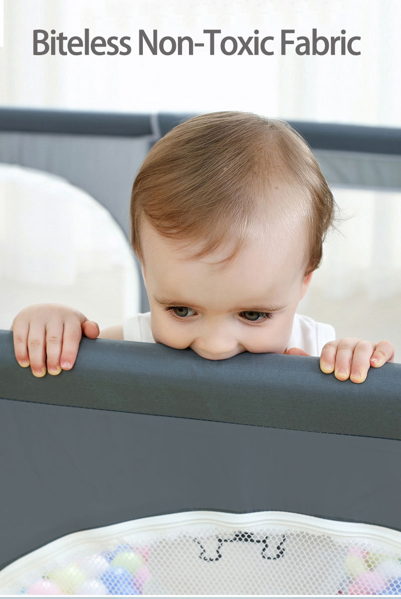 Bebek ve bebekler i&ccedil;in &ccedil;ift kapı oyun parkı b&uuml;y&uuml;k boy nefes &ccedil;ocuk oyun parkı ile sağlam g&uuml;venlik Playard &ccedil;it