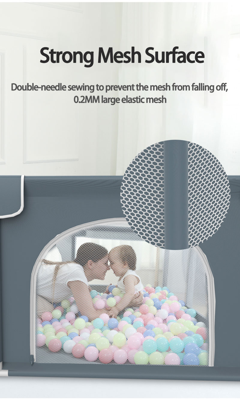 Bebek ve bebekler i&ccedil;in &ccedil;ift kapı oyun parkı b&uuml;y&uuml;k boy nefes &ccedil;ocuk oyun parkı ile sağlam g&uuml;venlik Playard &ccedil;it