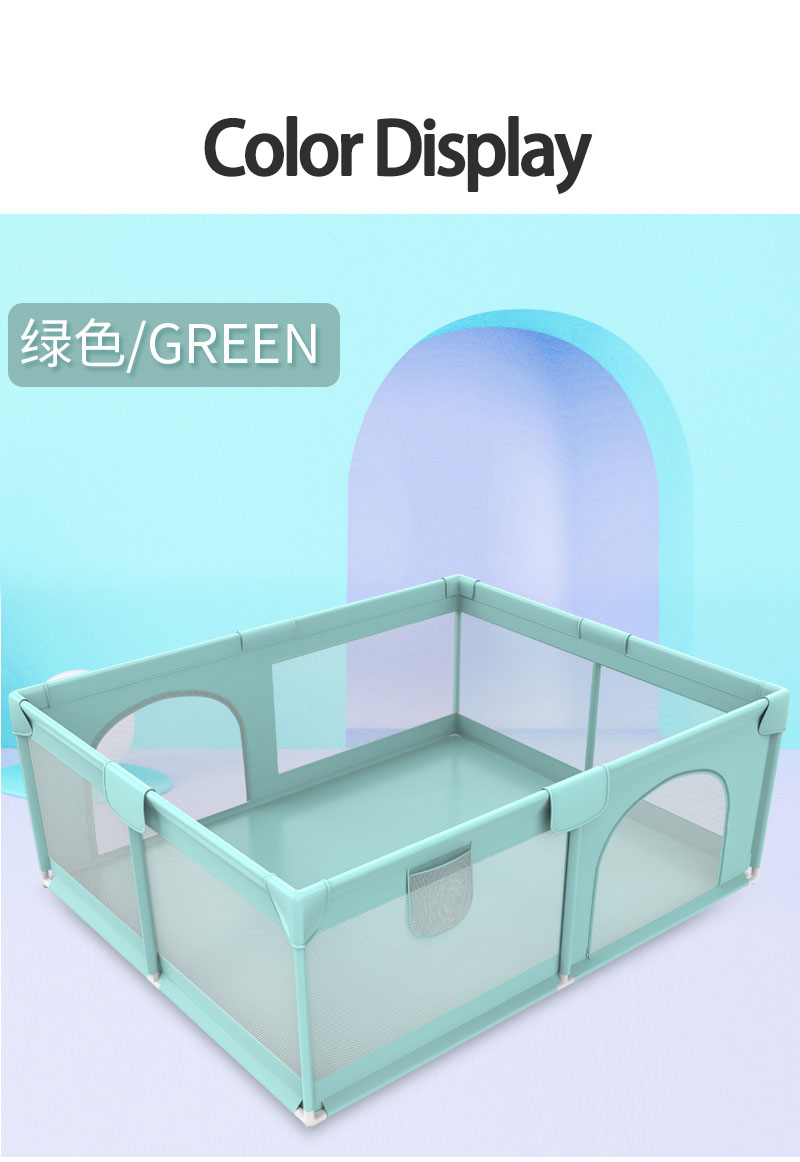 Bebek ve bebekler i&ccedil;in &ccedil;ift kapı oyun parkı b&uuml;y&uuml;k boy nefes &ccedil;ocuk oyun parkı ile sağlam g&uuml;venlik Playard &ccedil;it