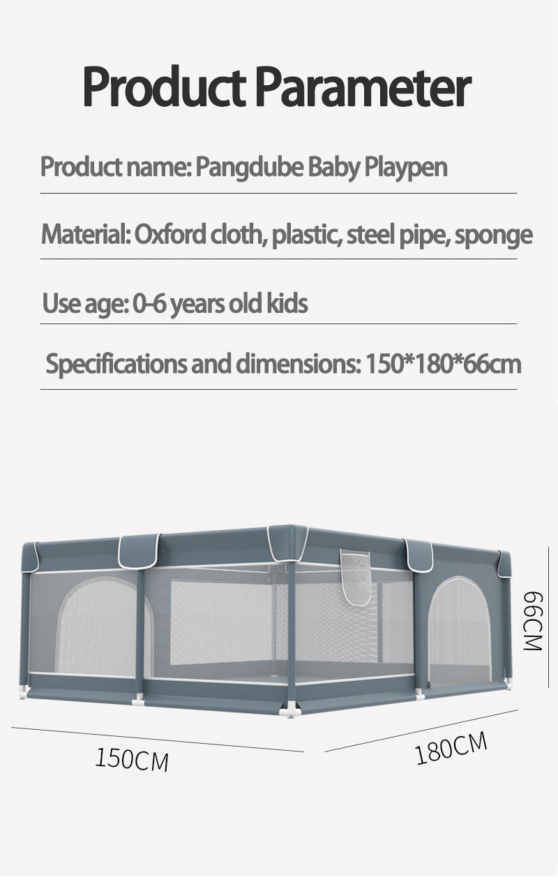Bebek ve bebekler i&ccedil;in &ccedil;ift kapı oyun parkı b&uuml;y&uuml;k boy nefes &ccedil;ocuk oyun parkı ile sağlam g&uuml;venlik Playard &ccedil;it