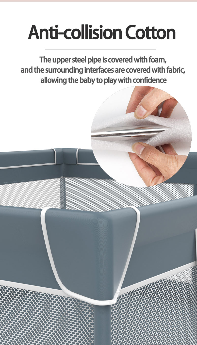 Bebek ve bebekler i&ccedil;in &ccedil;ift kapı oyun parkı b&uuml;y&uuml;k boy nefes &ccedil;ocuk oyun parkı ile sağlam g&uuml;venlik Playard &ccedil;it