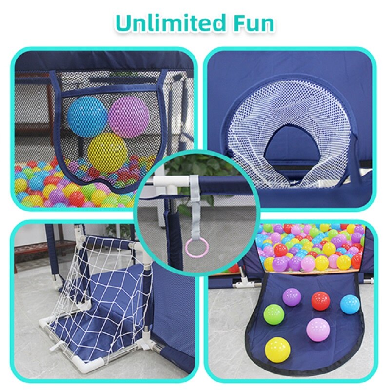 IMBABY Kids Furniture Playpen For Children Large Dry Pool Baby Playpen Safety Indoor Barriers Home Playground Park For 0-6 Years IMBABY Kids Furniture Playpen For Children Large Dry Pool Baby Playpen Safety Indoor Barriers Home Playground Park For 0-6 Years