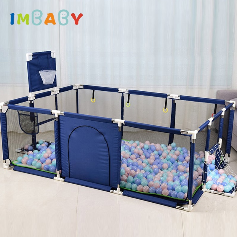 IMBABY Kids Furniture Playpen For Children Large Dry Pool Baby Playpen Safety Indoor Barriers Home Playground Park For 0-6 Years IMBABY Kids Furniture Playpen For Children Large Dry Pool Baby Playpen Safety Indoor Barriers Home Playground Park For 0-6 Years