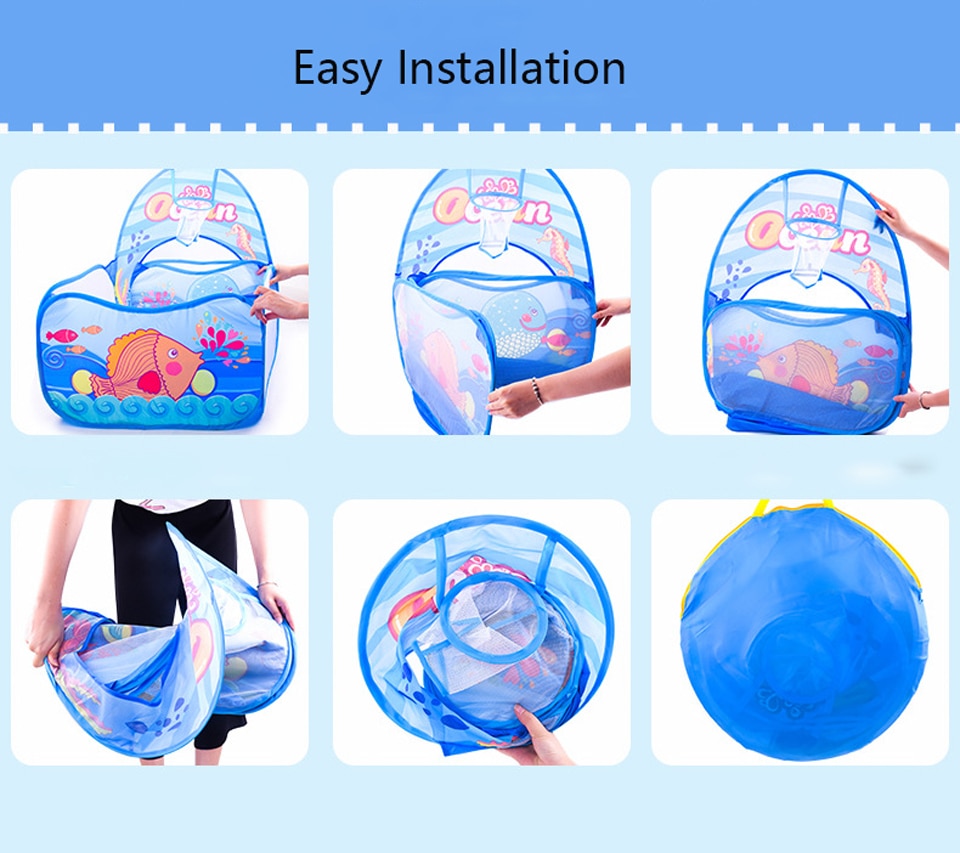 Kids Tent Ball Pool Balls Portable Baby Playground Playpen Children Large Pit with Tunnel Baby Park Camping Pool Room Decor Gift Kids Tent Ball Pool Balls Portable Baby Playground Playpen Children Large Pit with Tunnel Baby Park Camping Pool Room Decor Gift