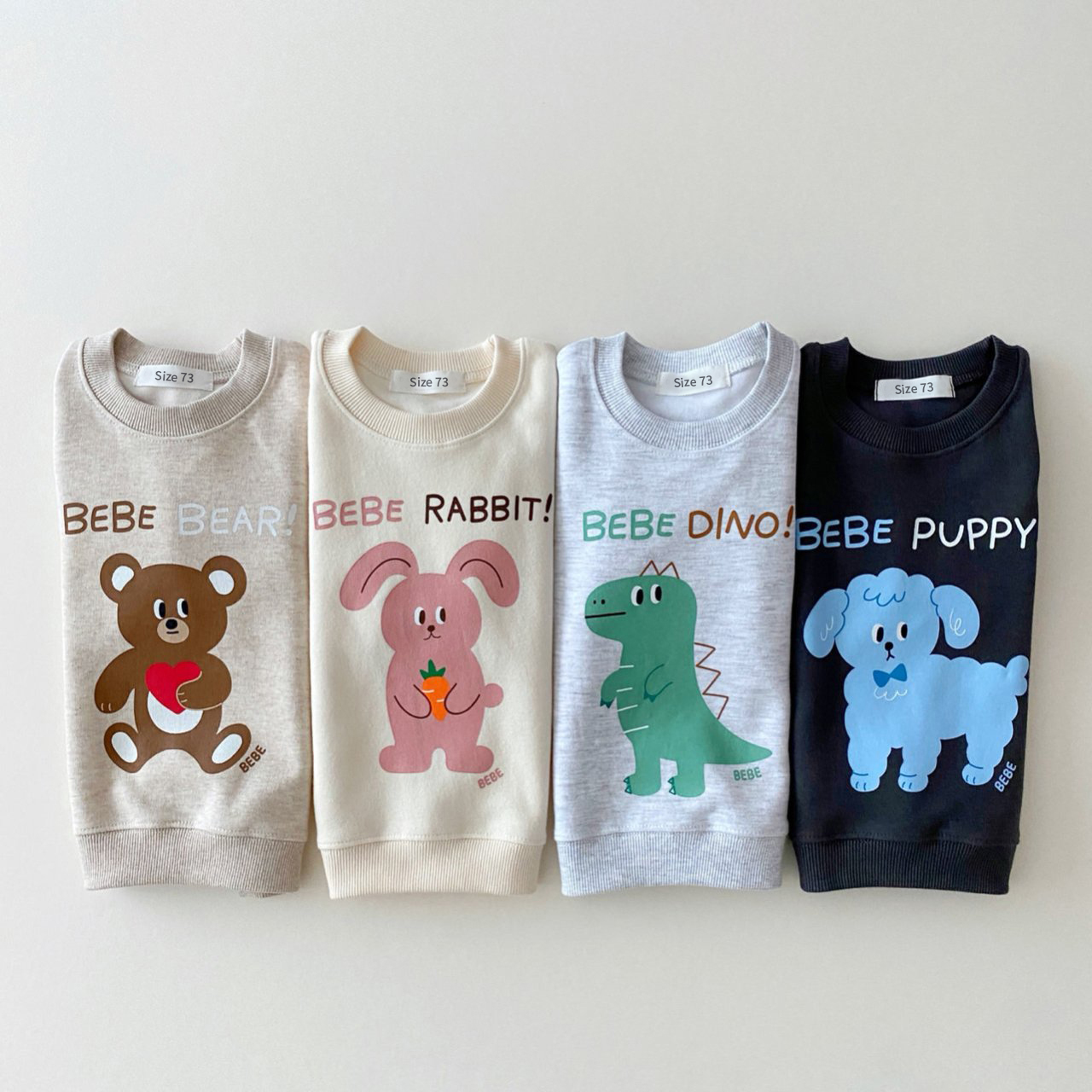 2023 Autumn New Arrival Sports Set Children Girls Comfortable Bear Solid Pullover Sweatshirts+Loose Cotton Pants Boy Casual Suit