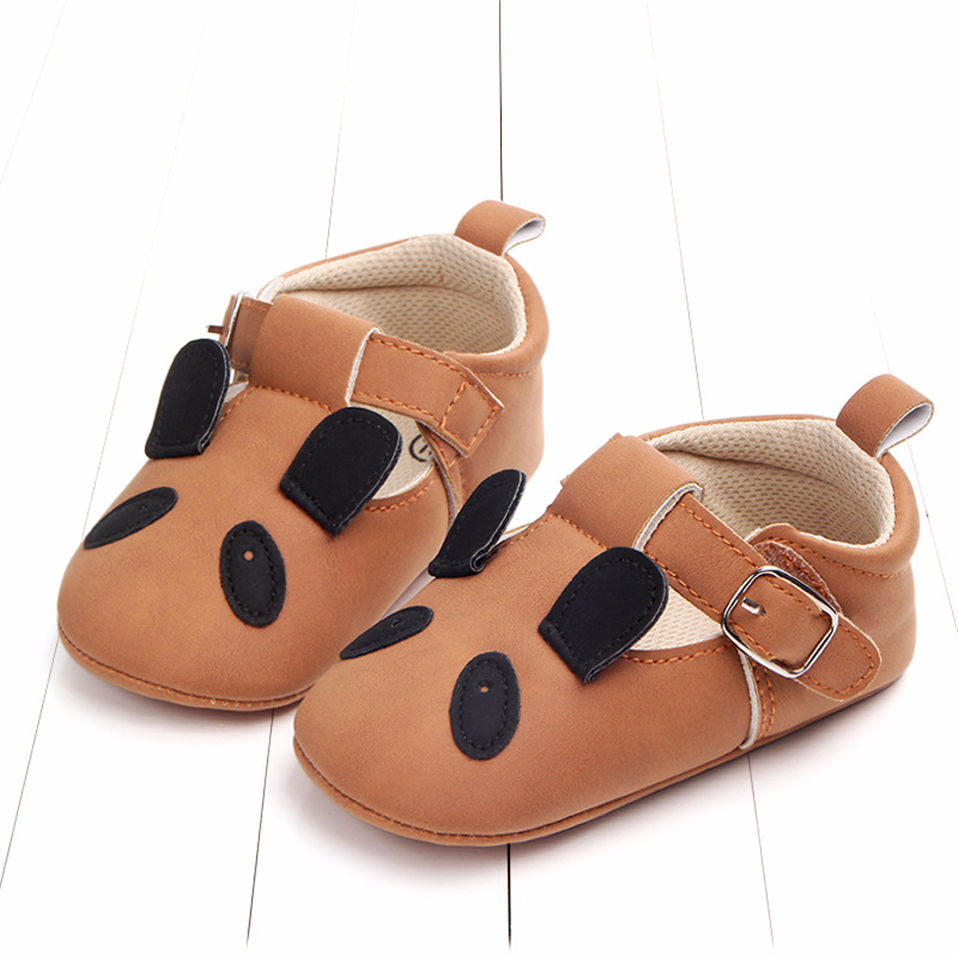 Baby Shoes for 0-18 Months Cute Animal Style First Walkers Breathable Non-slip Toddler Boys Girls Prewalkers Babies Flat Shoes