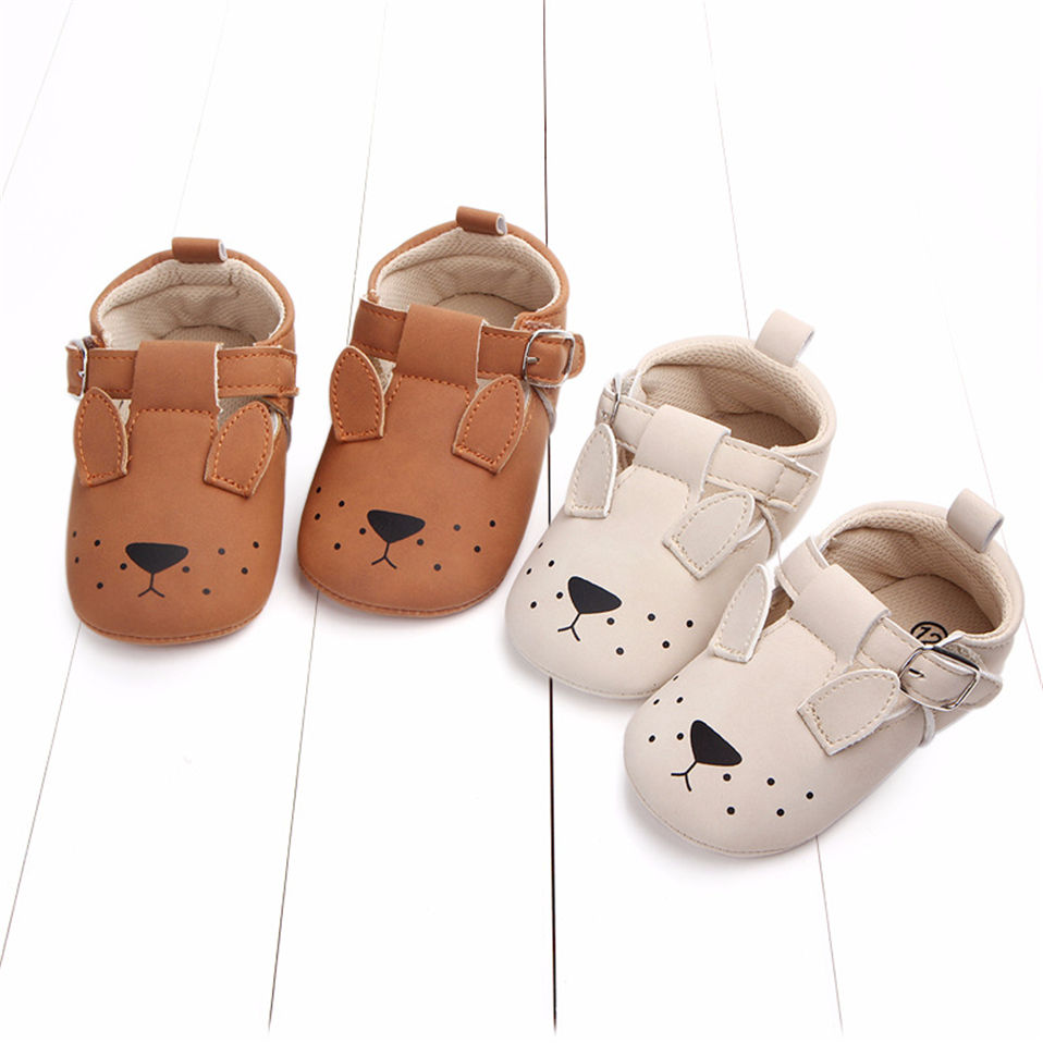Baby Shoes for 0-18 Months Cute Animal Style First Walkers Breathable Non-slip Toddler Boys Girls Prewalkers Babies Flat Shoes
