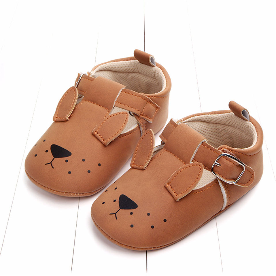 Baby Shoes for 0-18 Months Cute Animal Style First Walkers Breathable Non-slip Toddler Boys Girls Prewalkers Babies Flat Shoes